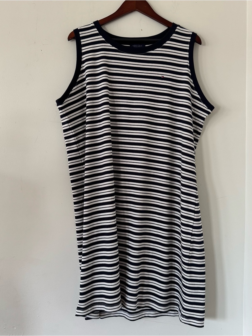 Tommy Hilfiger Navy & White Tank Dress Size 1X NWT